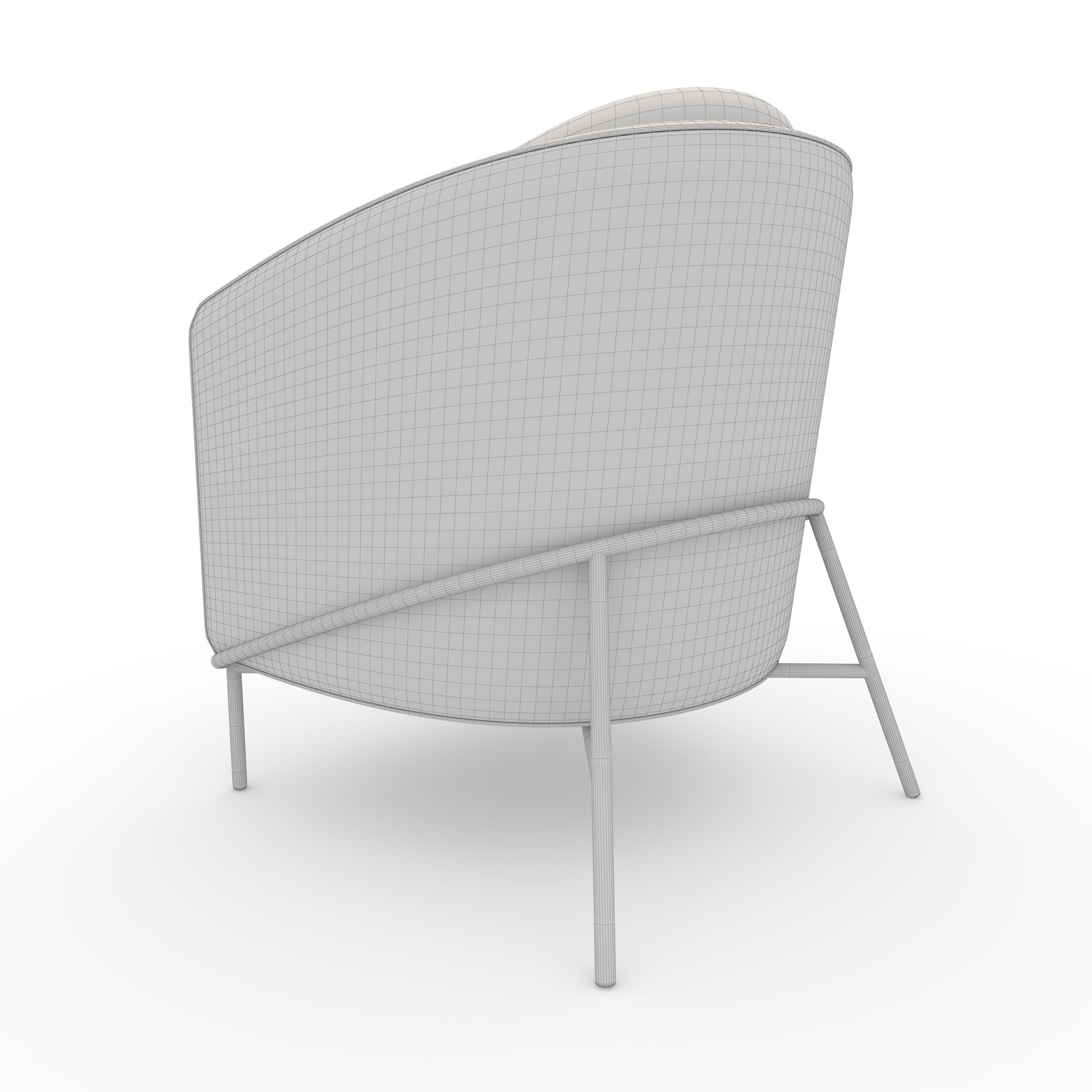 Armchair 49 3D model_15