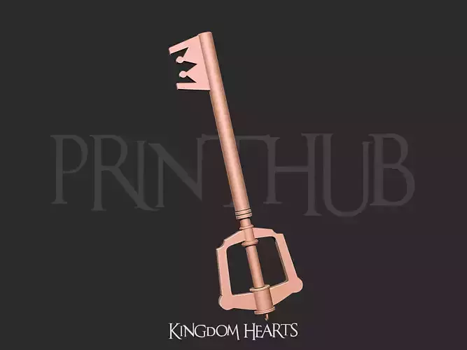 Kingdom Hearts Kingdom Key for cosplay 3D print model