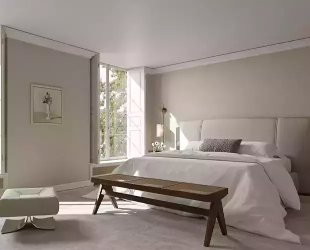 Bedroom interior scenes