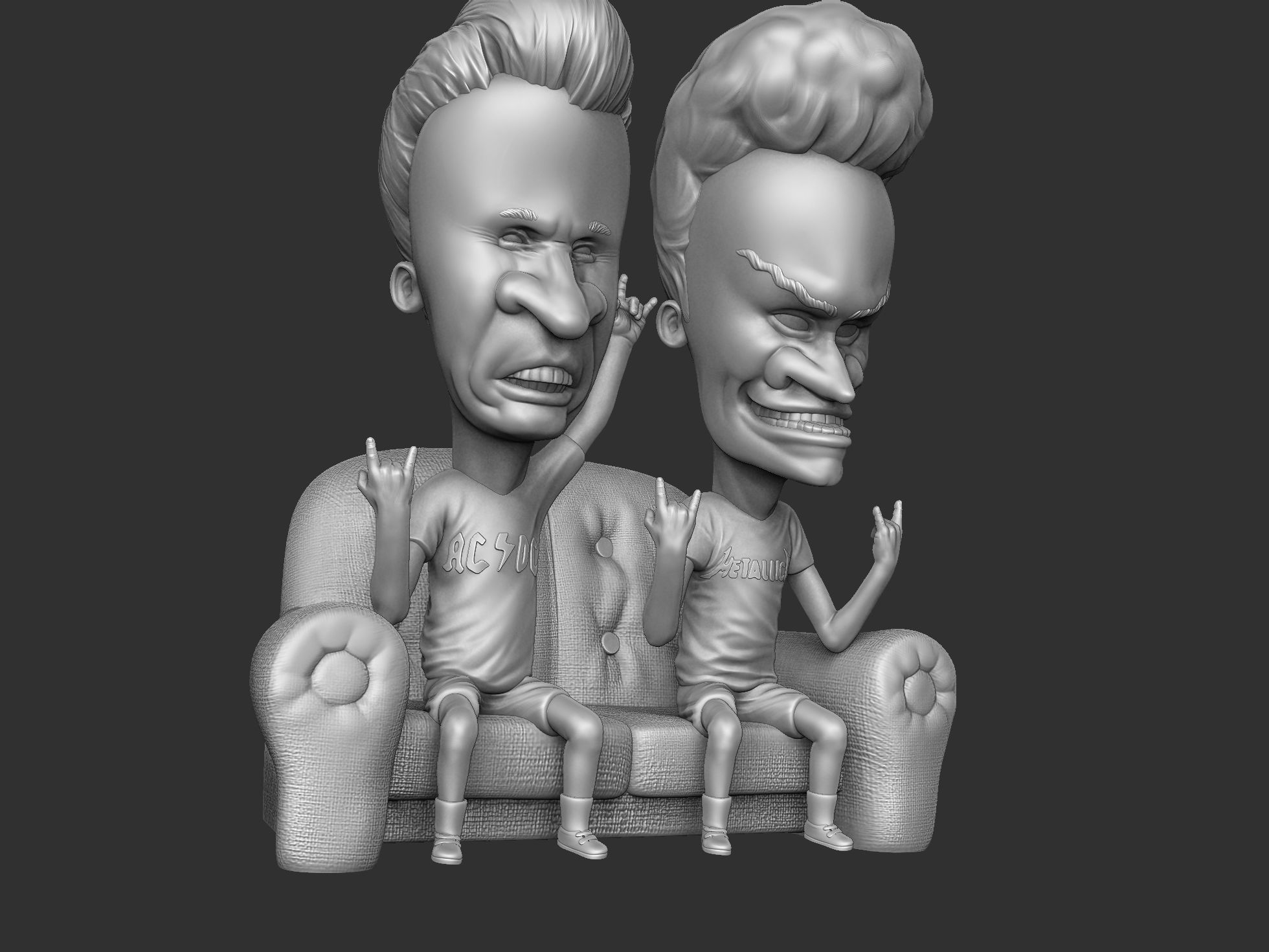 BEAVIS AND BUTT-HEAD FOR 3D PRINT STL 3D print model_4
