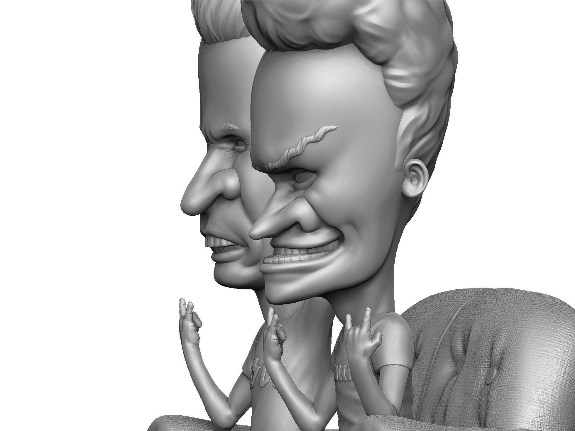 BEAVIS AND BUTT-HEAD FOR 3D PRINT STL 3D print model_23