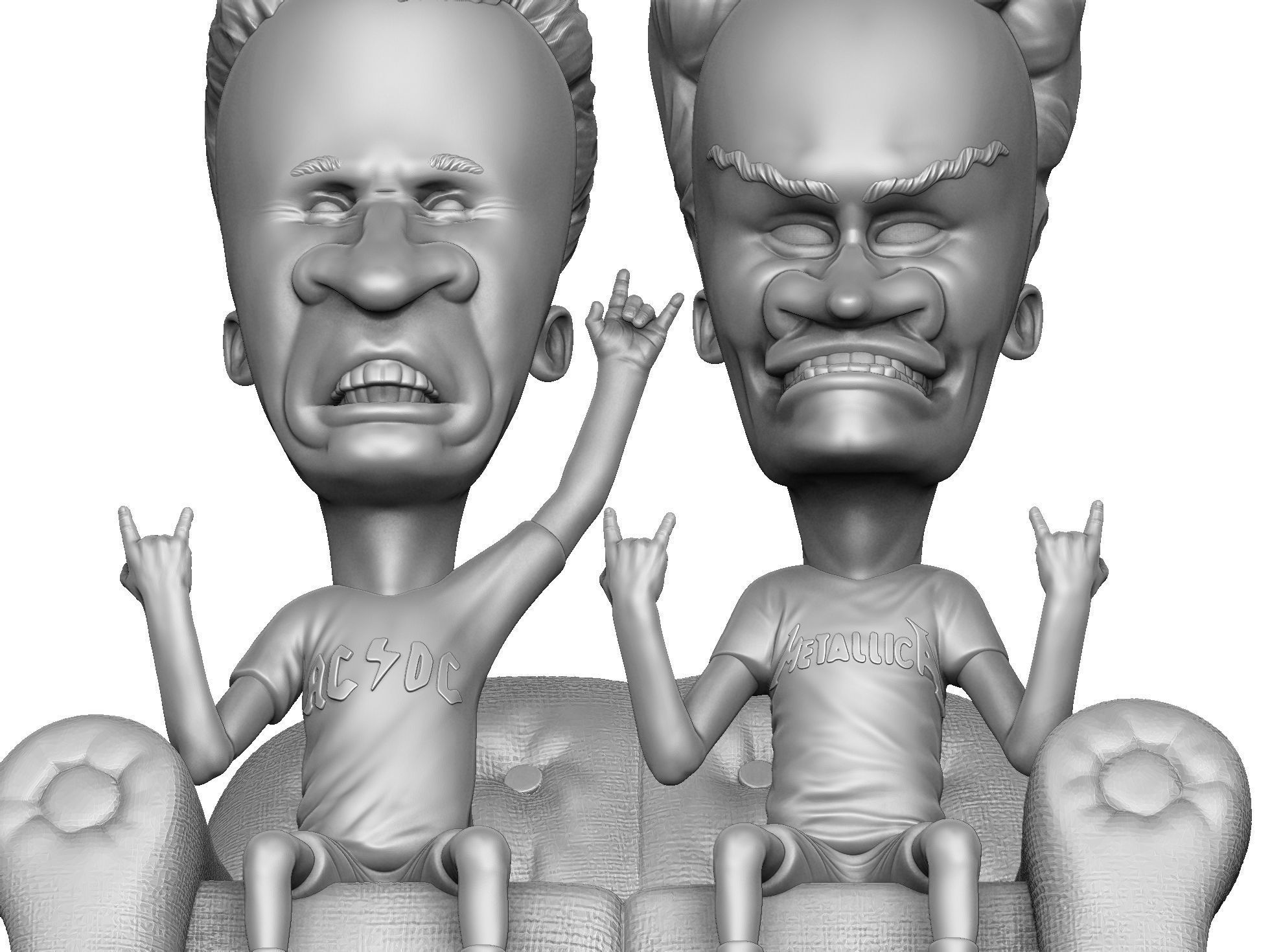 BEAVIS AND BUTT-HEAD FOR 3D PRINT STL 3D print model_21