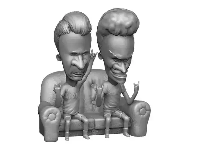BEAVIS AND BUTT-HEAD FOR 3D PRINT STL