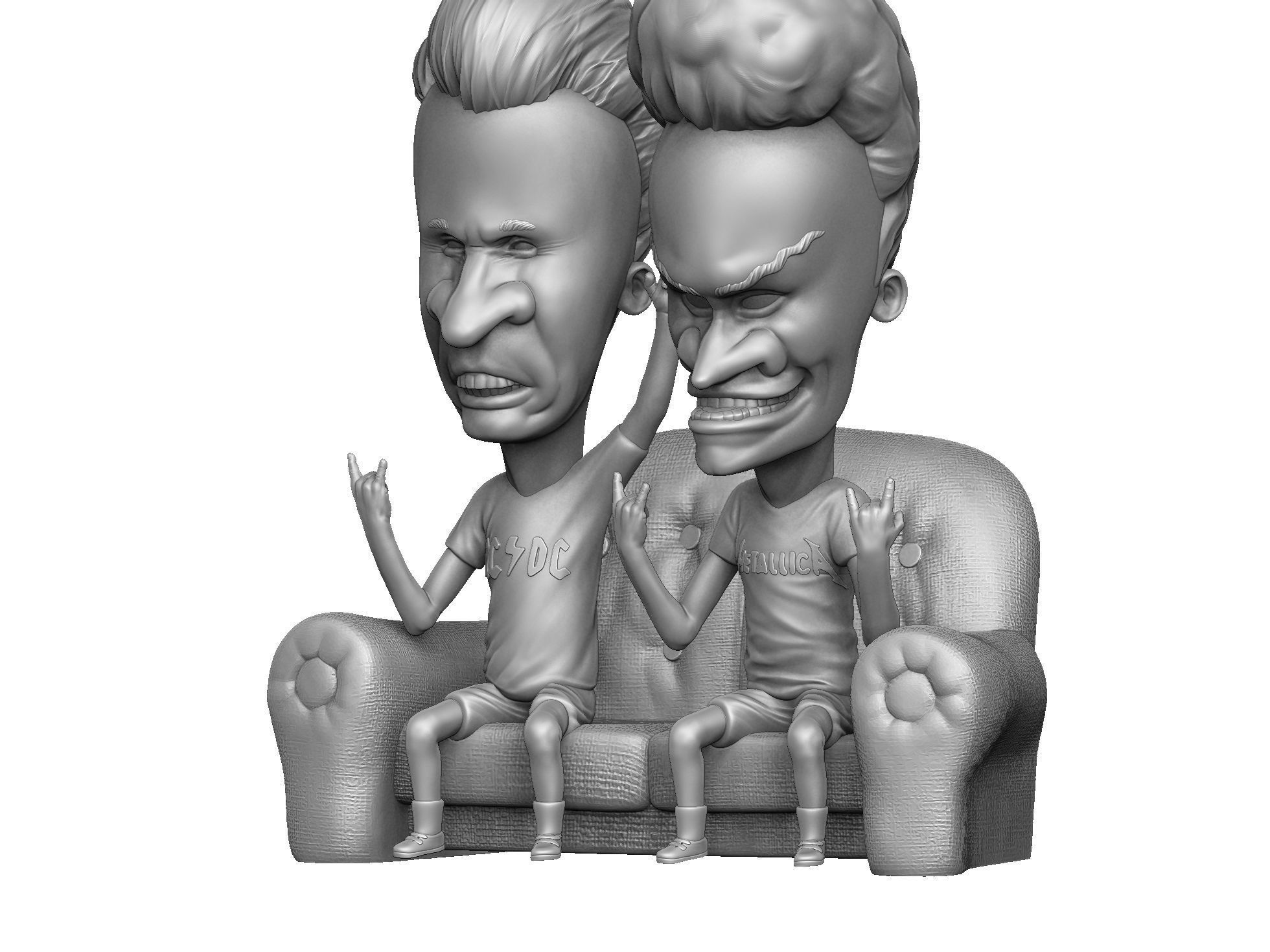 BEAVIS AND BUTT-HEAD FOR 3D PRINT STL 3D print model_20