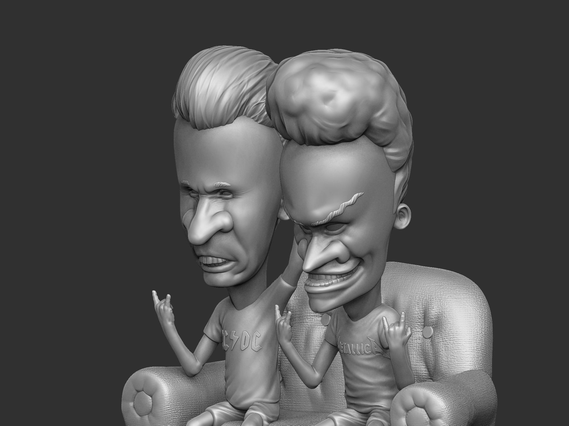 BEAVIS AND BUTT-HEAD FOR 3D PRINT STL 3D print model_28