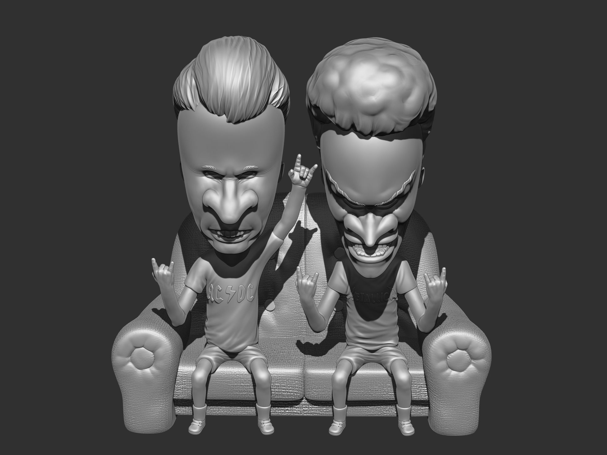 BEAVIS AND BUTT-HEAD FOR 3D PRINT STL 3D print model_5