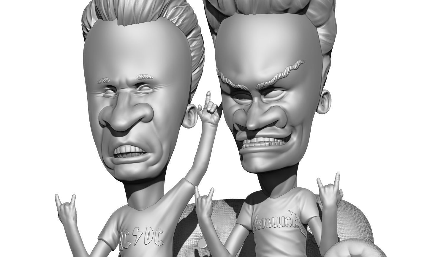 BEAVIS AND BUTT-HEAD FOR 3D PRINT STL 3D print model_9