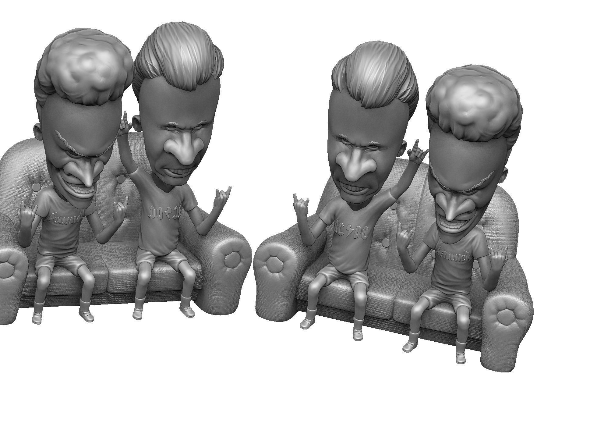 BEAVIS AND BUTT-HEAD FOR 3D PRINT STL 3D print model_12