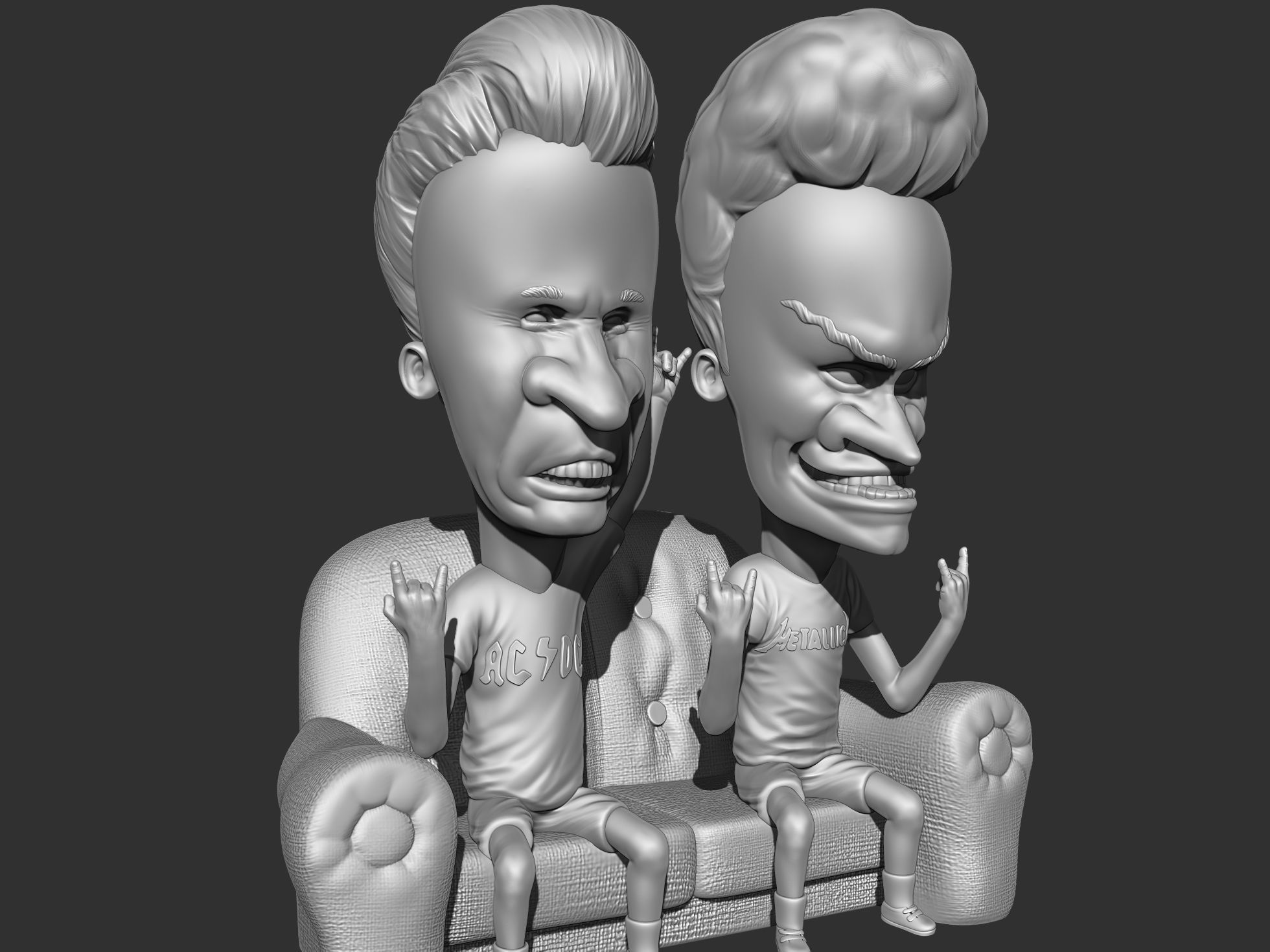 BEAVIS AND BUTT-HEAD FOR 3D PRINT STL 3D print model_6