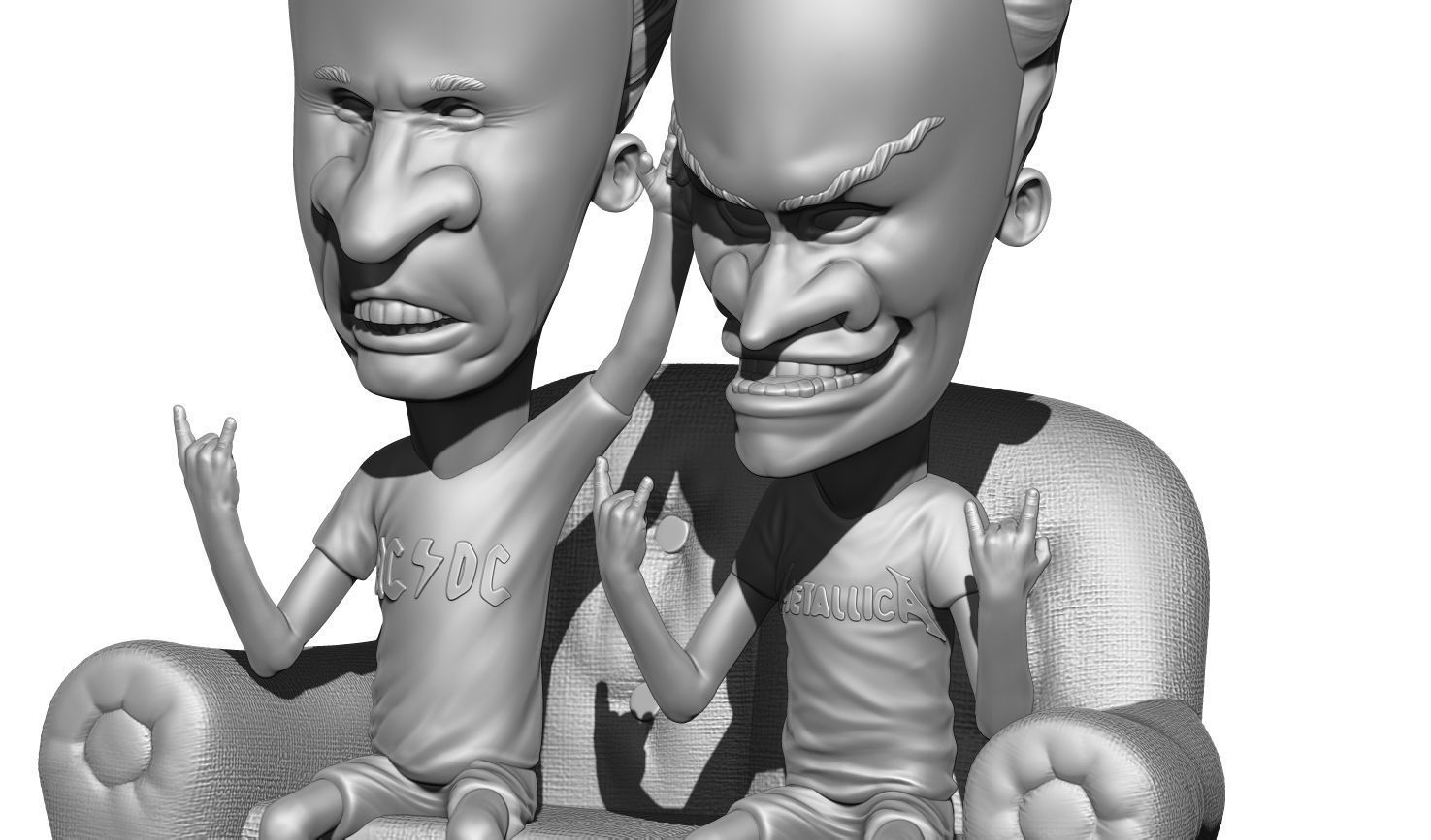 BEAVIS AND BUTT-HEAD FOR 3D PRINT STL 3D print model_19