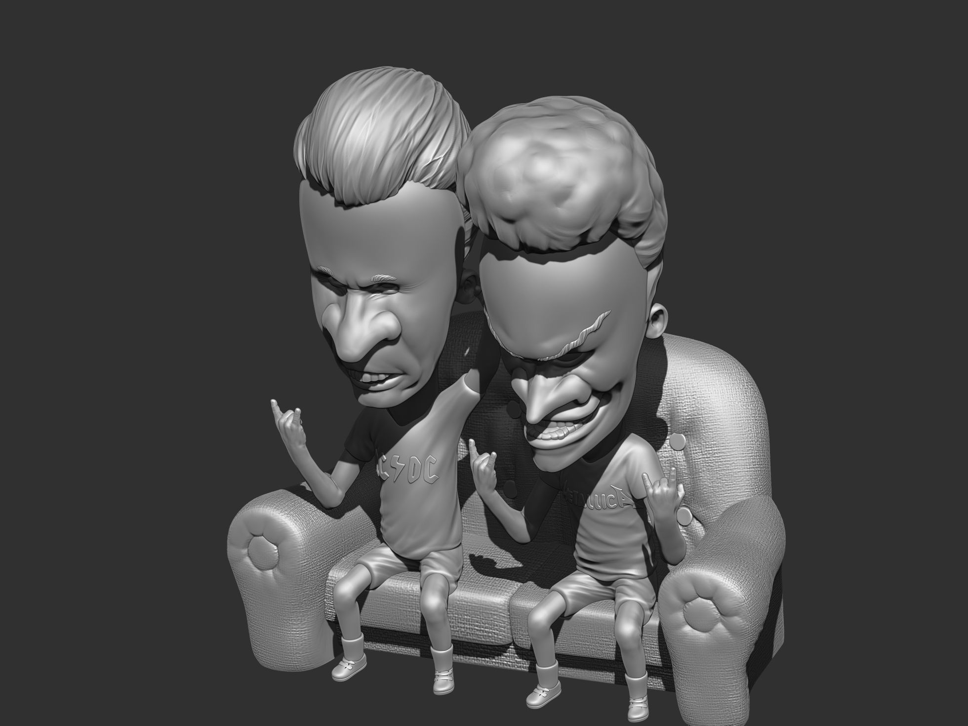 BEAVIS AND BUTT-HEAD FOR 3D PRINT STL 3D print model_7