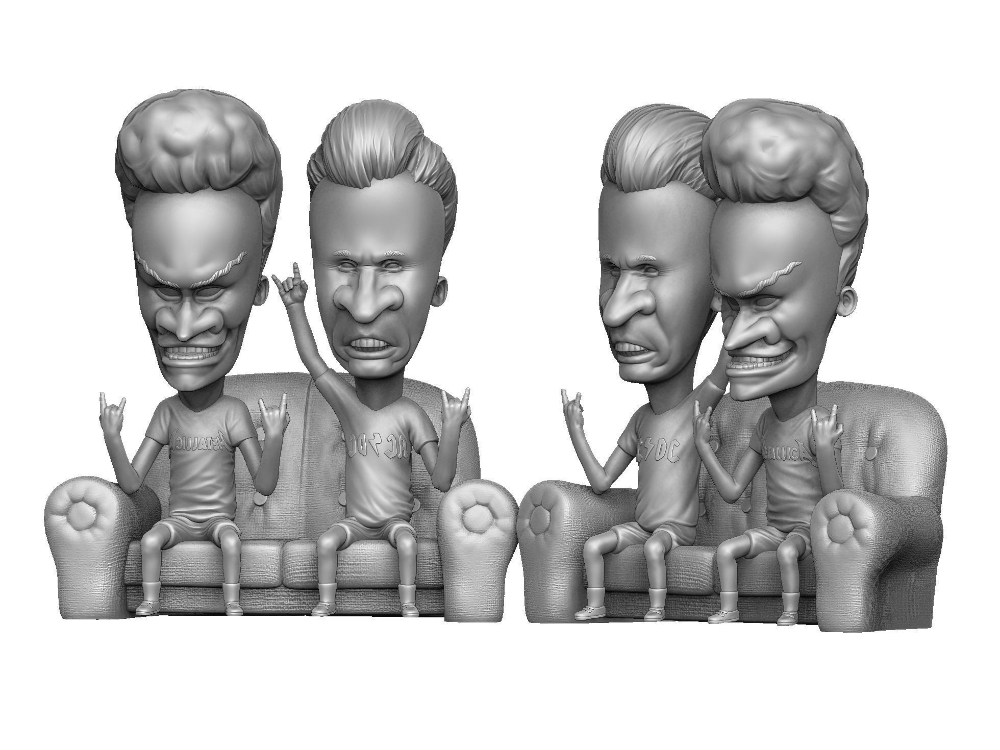 BEAVIS AND BUTT-HEAD FOR 3D PRINT STL 3D print model_11