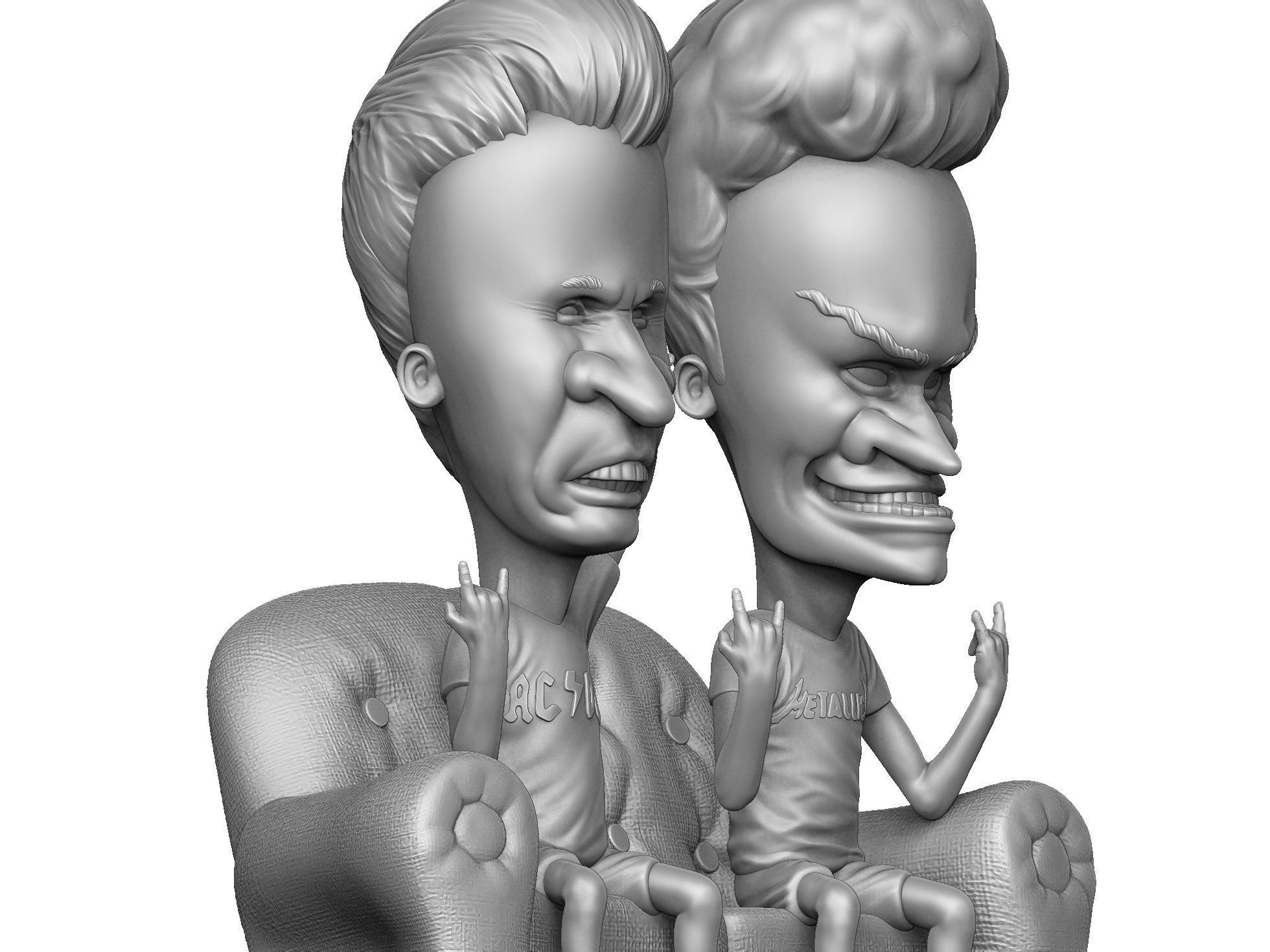 BEAVIS AND BUTT-HEAD FOR 3D PRINT STL 3D print model_22
