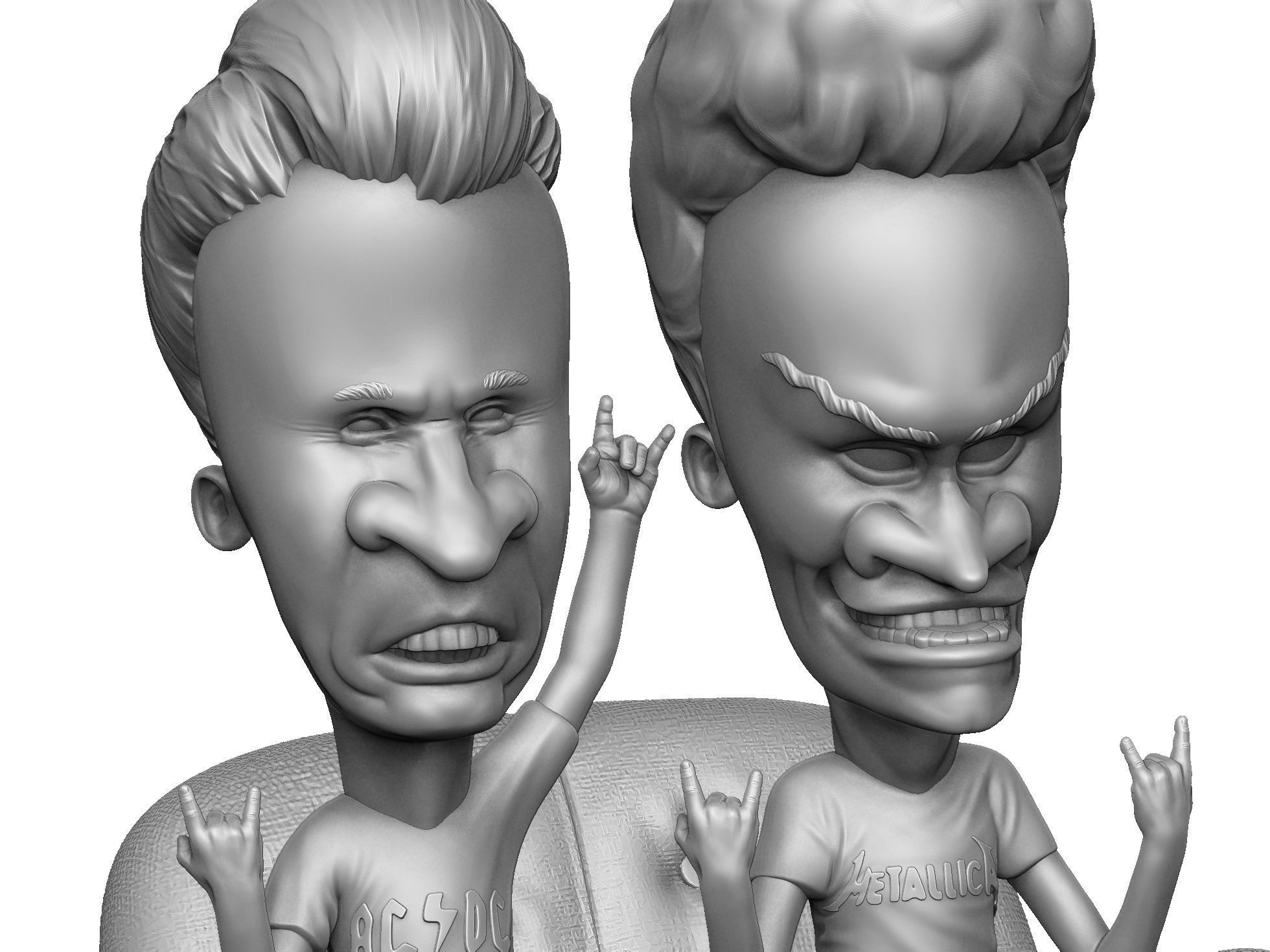 BEAVIS AND BUTT-HEAD FOR 3D PRINT STL 3D print model_25