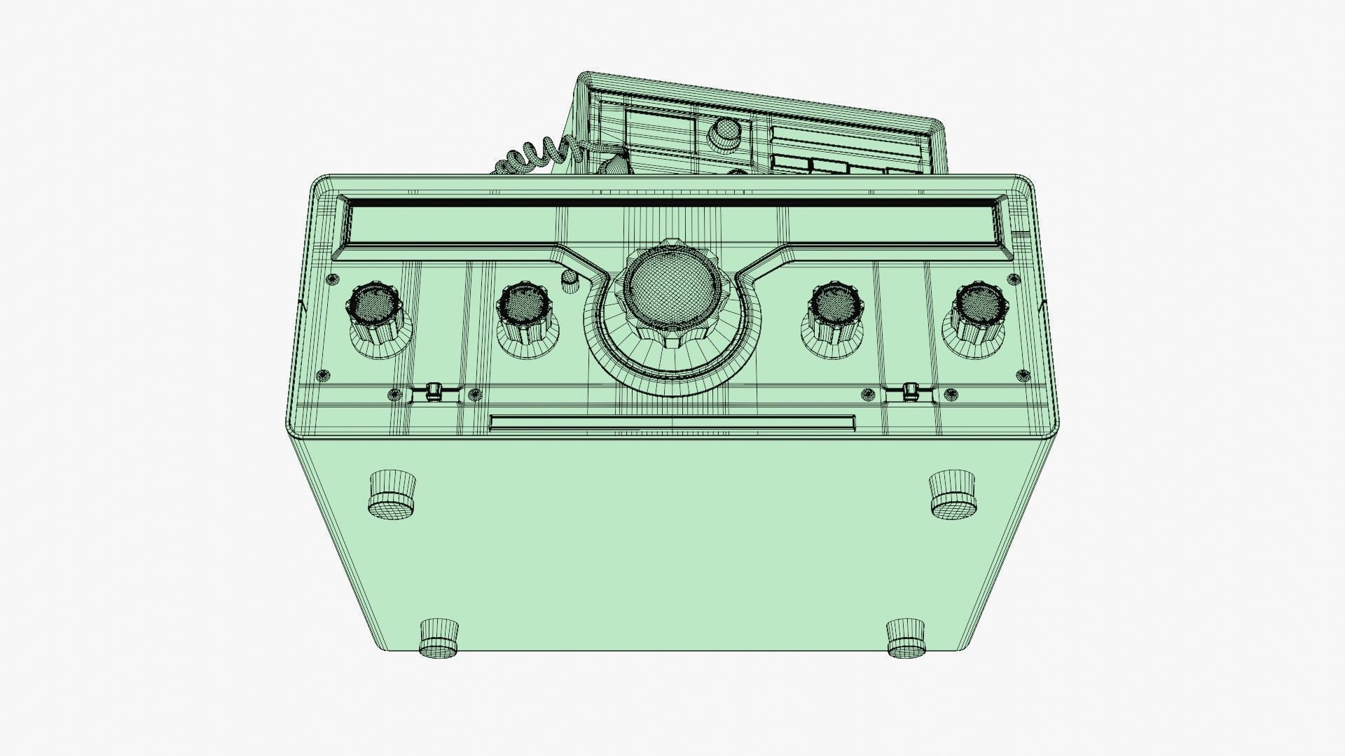VIntage Heathkit HR-1680 Ham Radio receiver 3D model_24