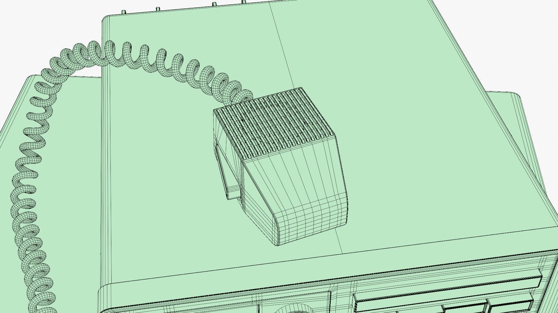 VIntage Heathkit HR-1680 Ham Radio receiver 3D model_17