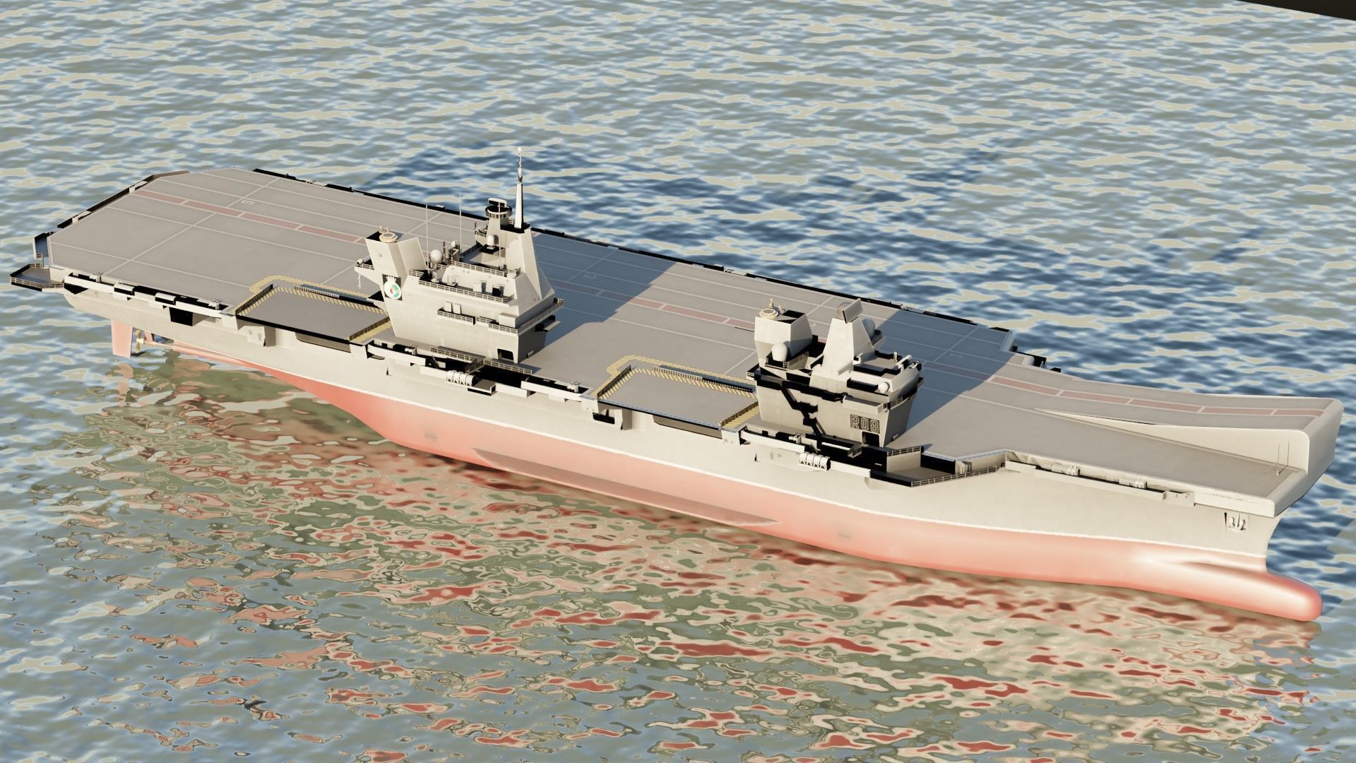 HMS Queen Elizabeth 3D model_2
