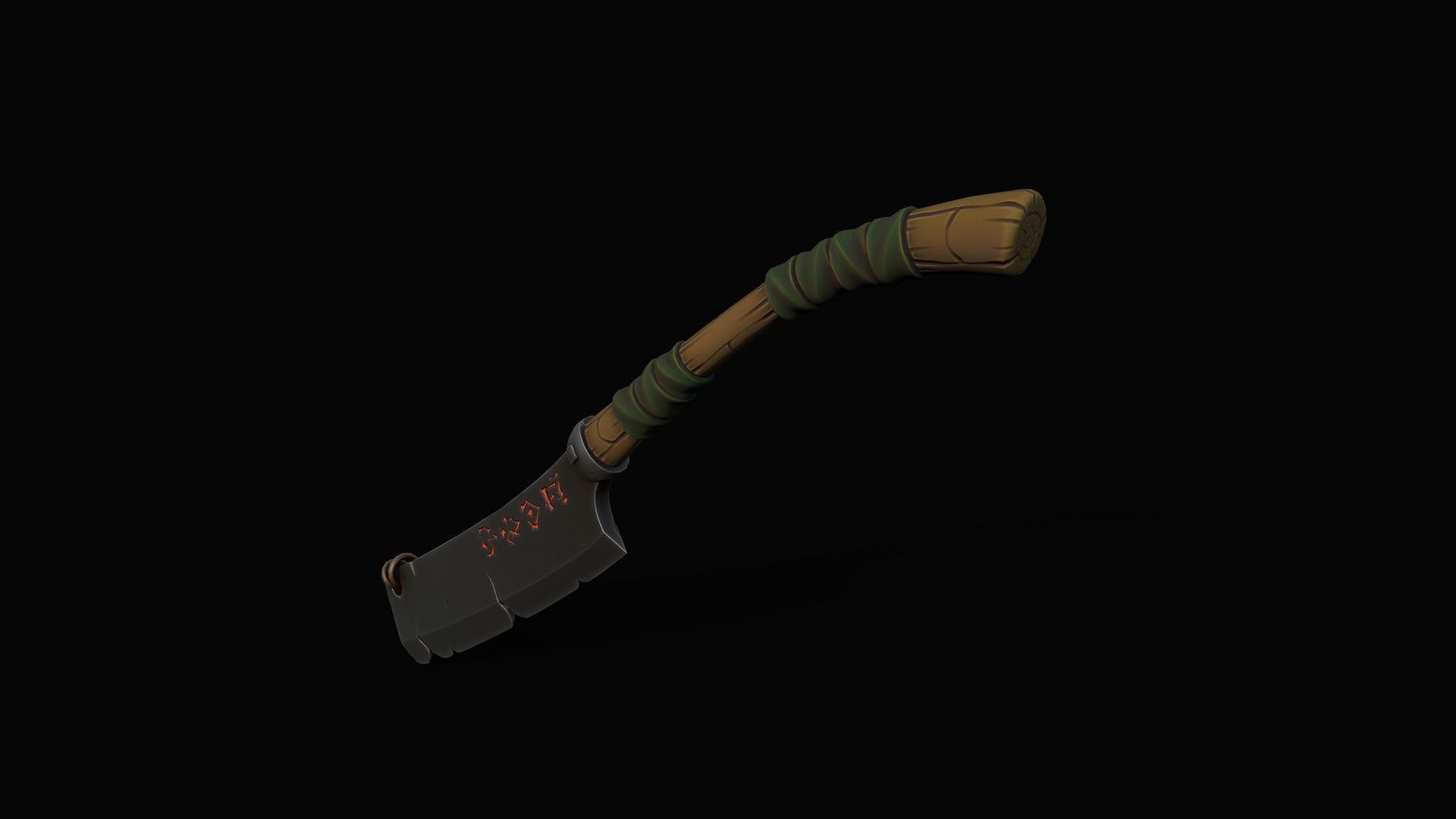 Cleaver-Knifes Low-poly 3D model_12