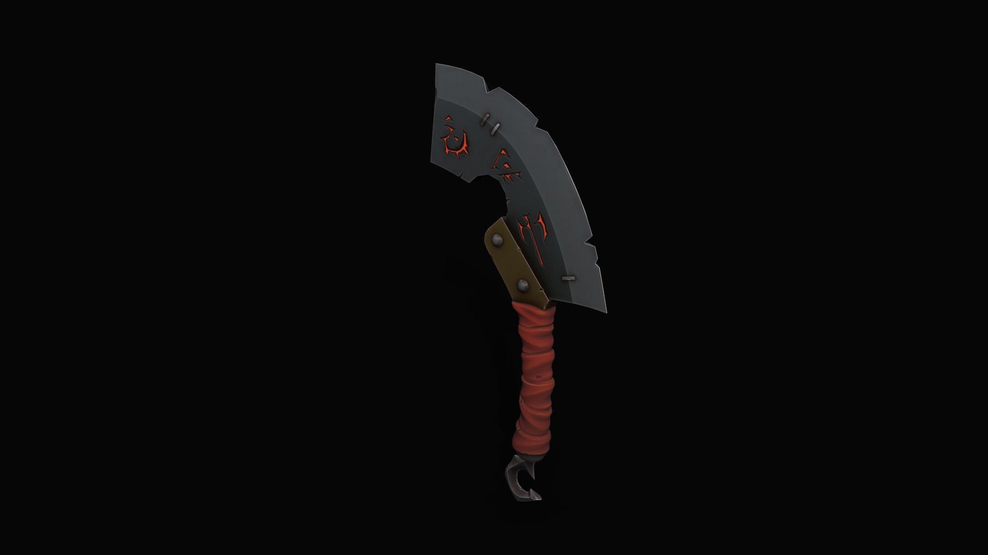 Cleaver-Knifes Low-poly 3D model_6