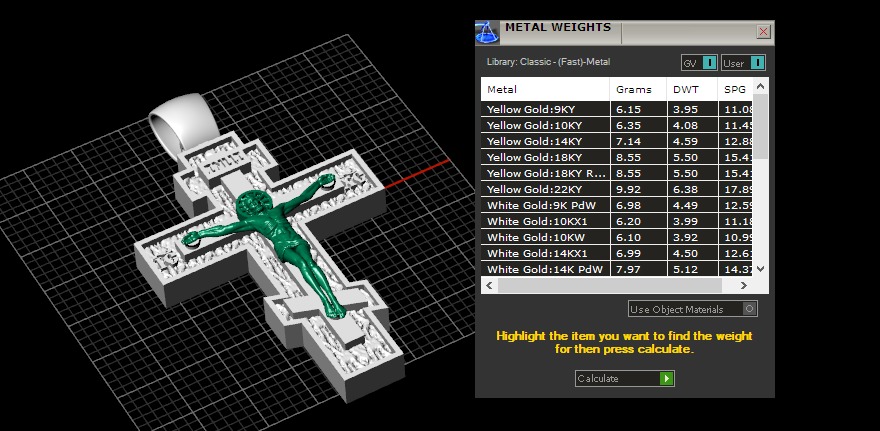 Cross pendant 1201 Orthodox 3D print model_10