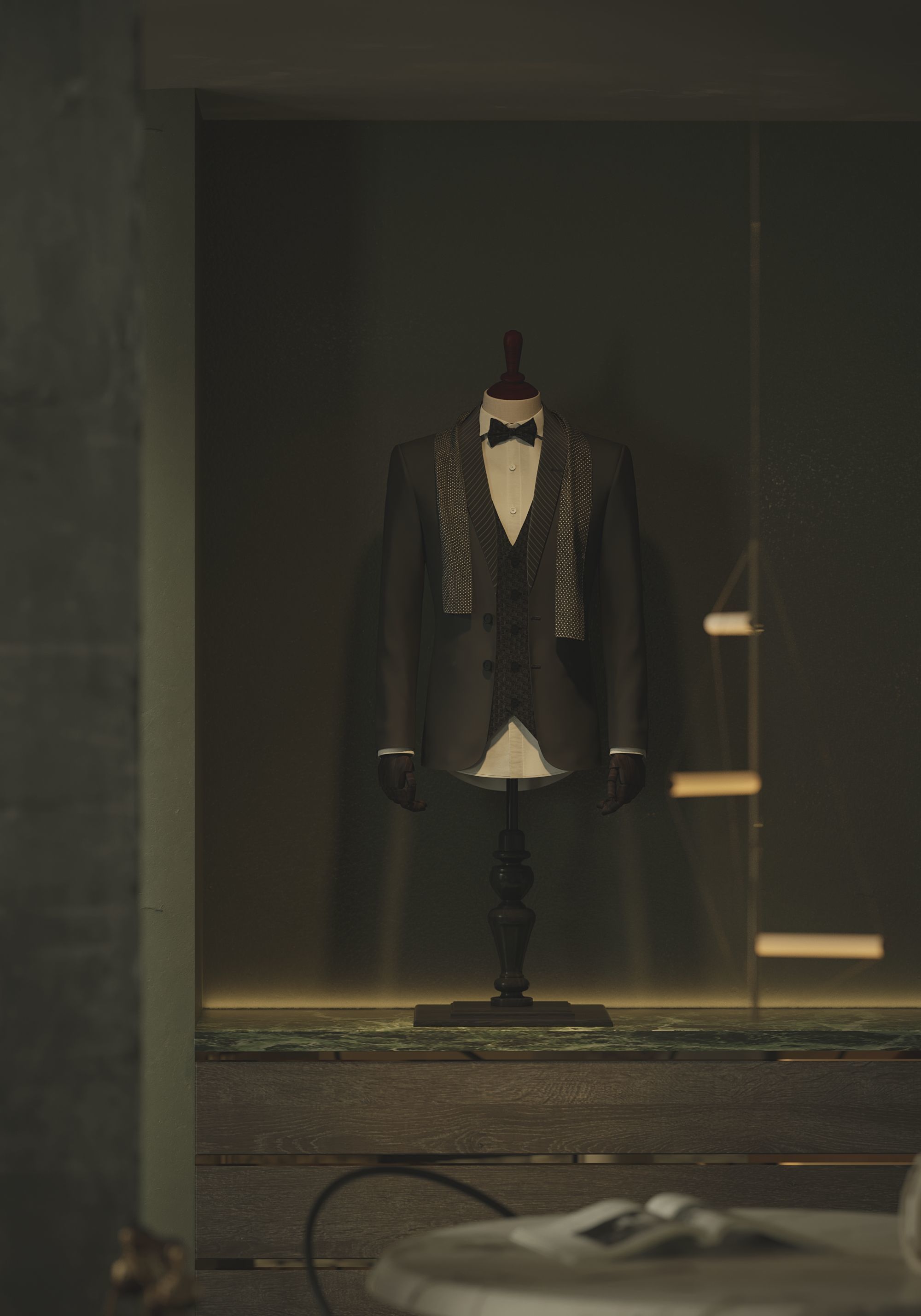 clothing store interior  3D model_8