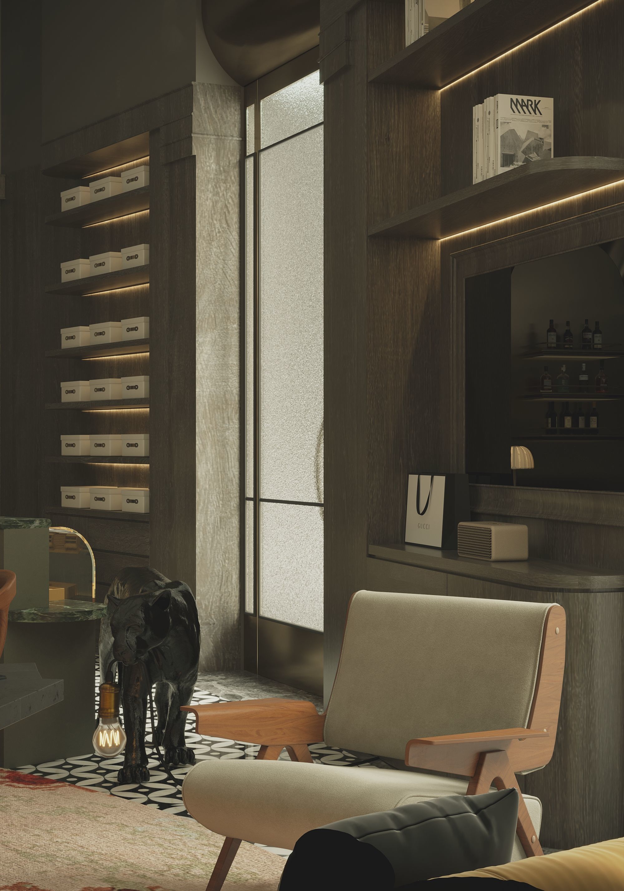 clothing store interior  3D model_9