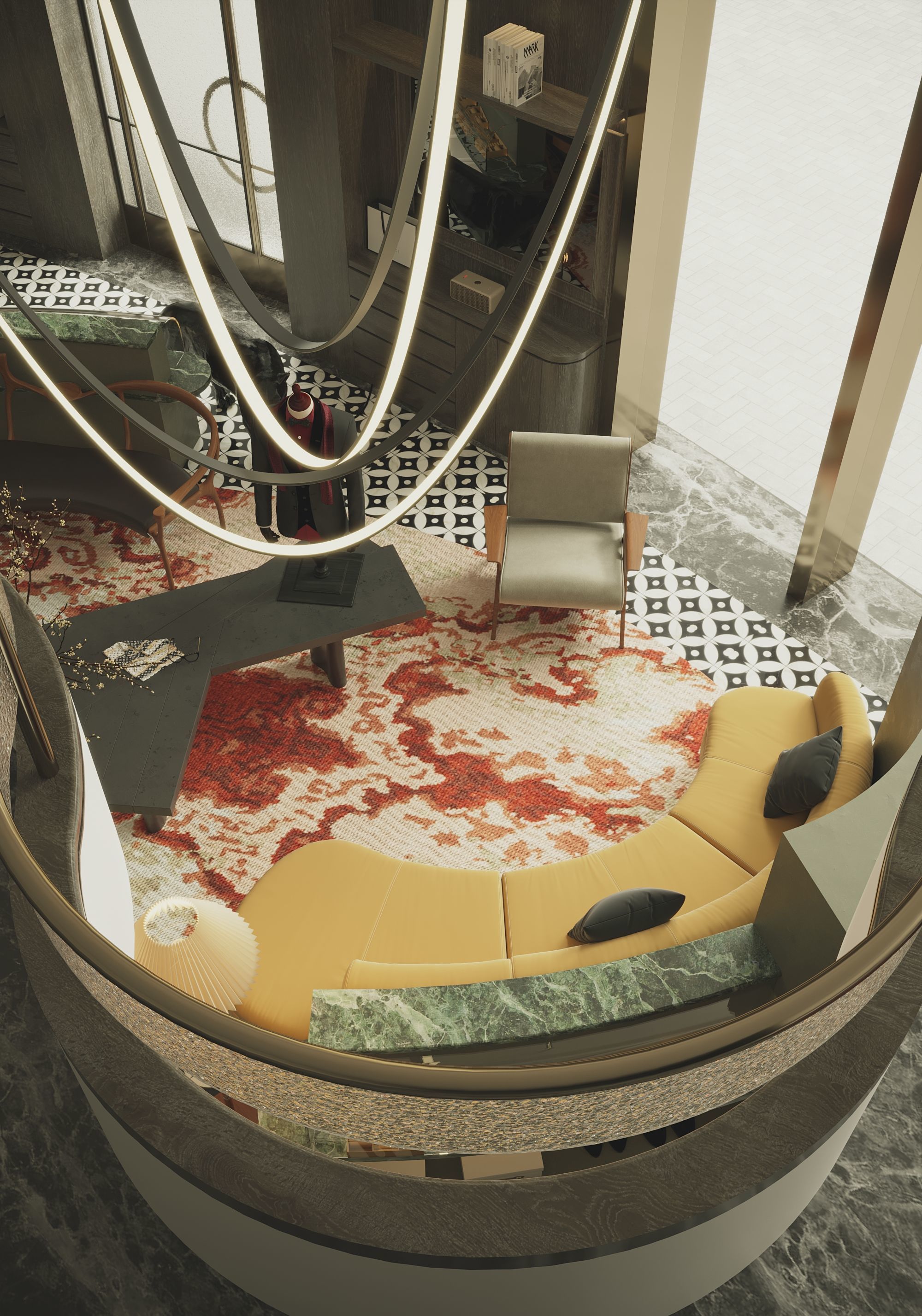 clothing store interior  3D model_14