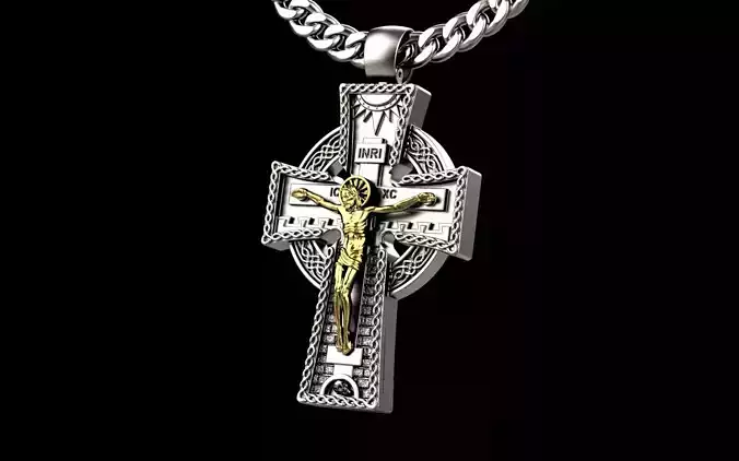 cross pendant 141224 orthodox