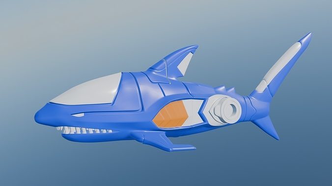 GAORANGER GAO SHARK 3D print model