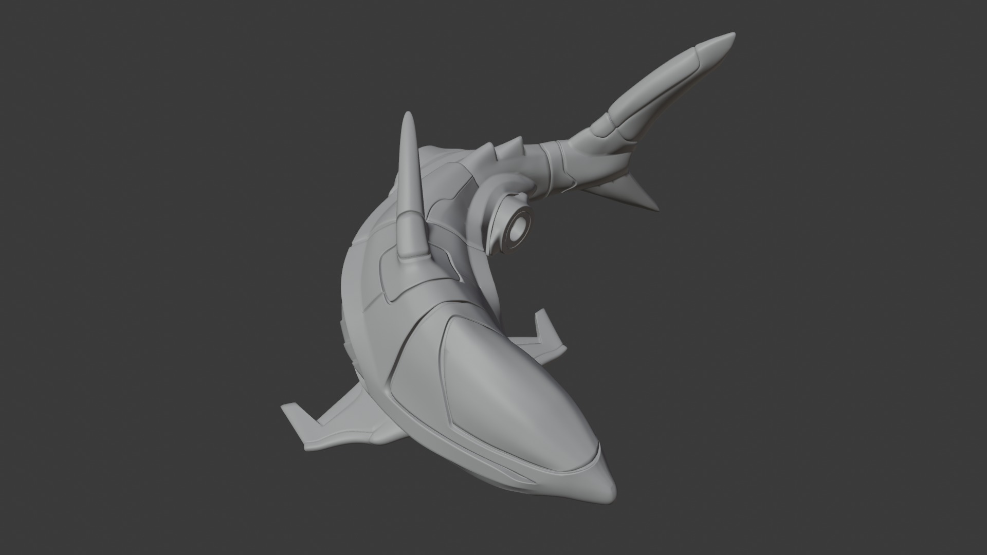 GAORANGER GAO SHARK 3D print model_4