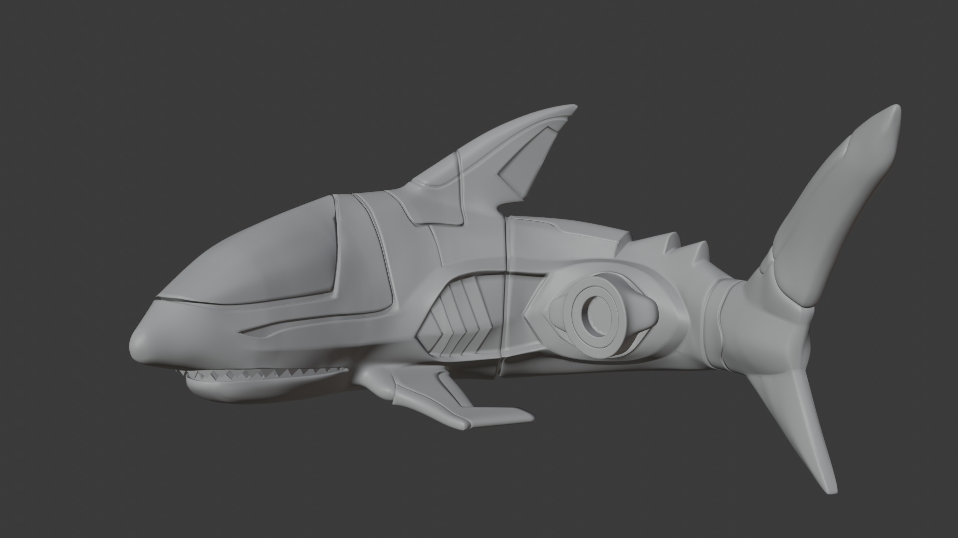 GAORANGER GAO SHARK 3D print model_3