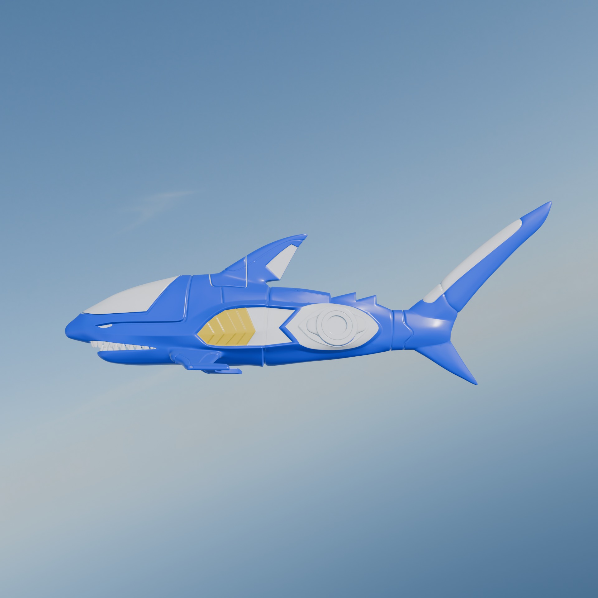 GAORANGER GAO SHARK 3D print model_5