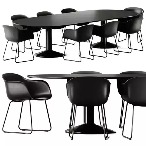 Muuto Midst Conference Table and Chair