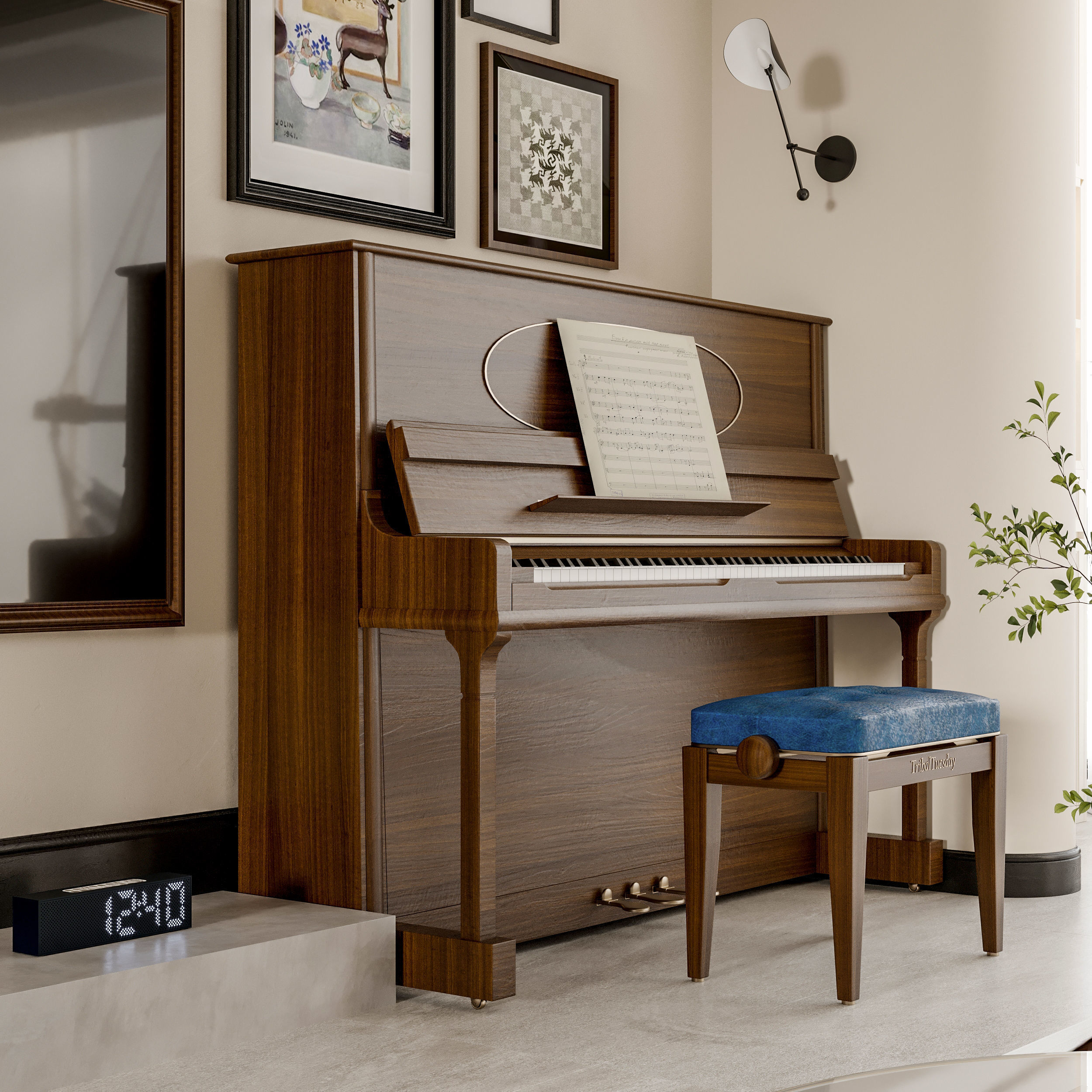 apartment interior scenes        3D model_2