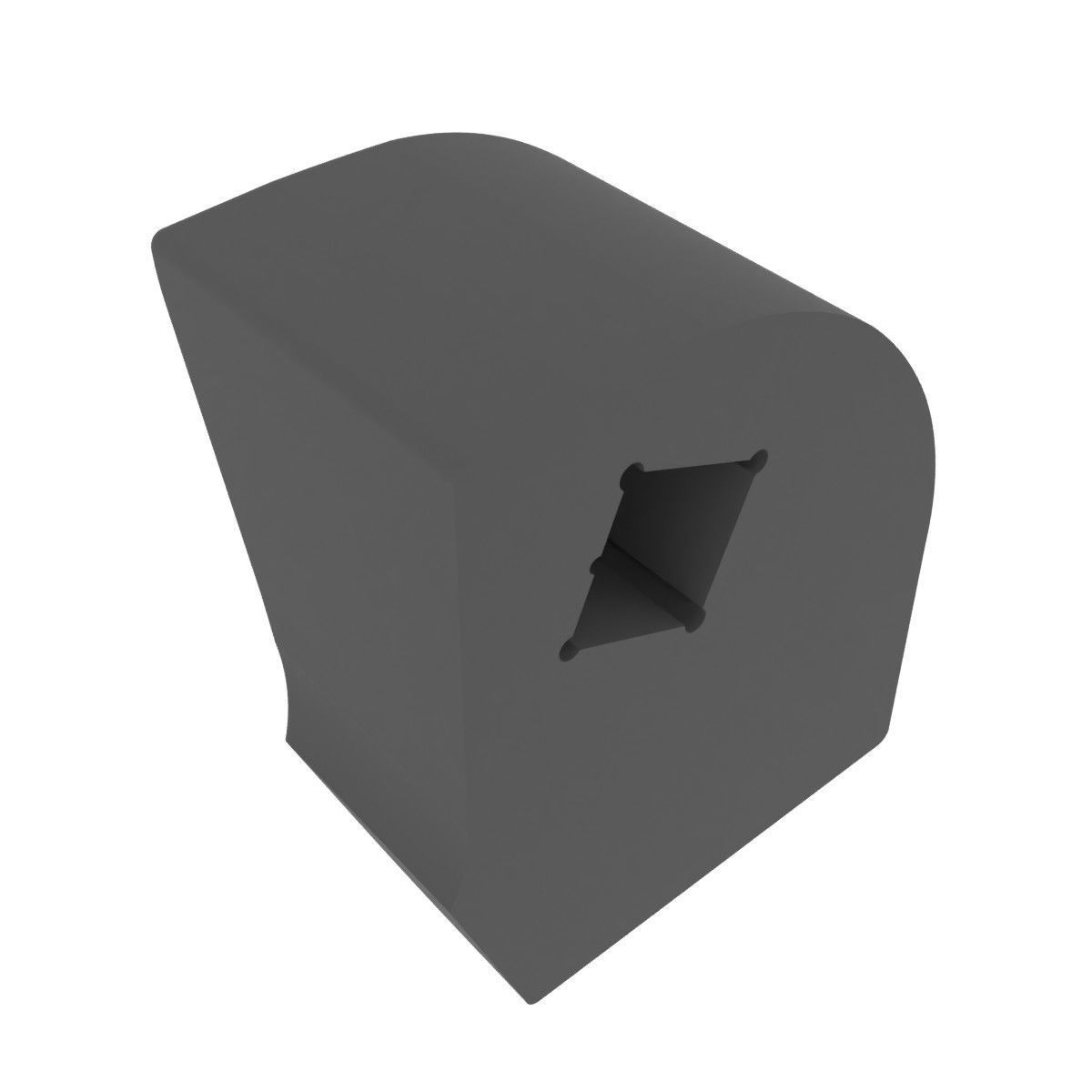 Hood opening handle Fiat 735410607 - REPAIR KIT 3D print model_5