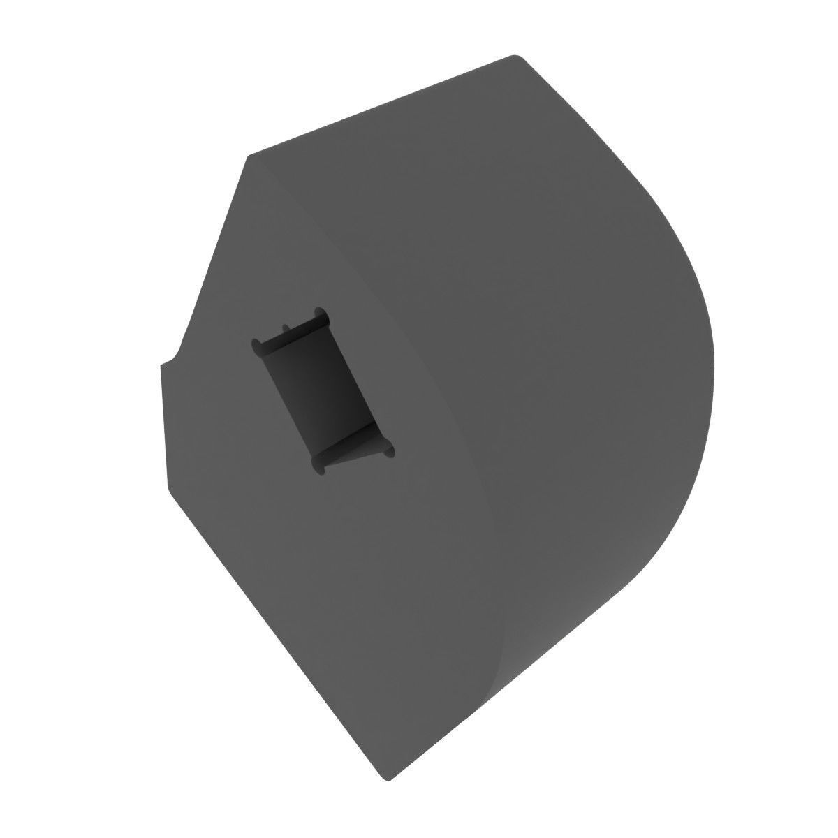 Hood opening handle Fiat 735410607 - REPAIR KIT 3D print model_9