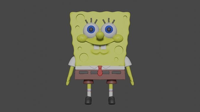 Spongebob toy Free 3D print model