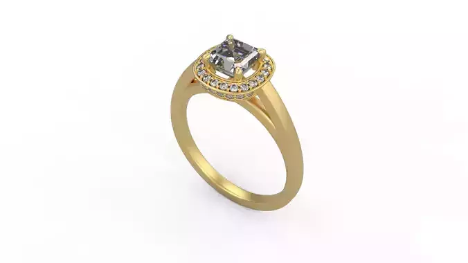 Woman Solitaire 1663 3D print model