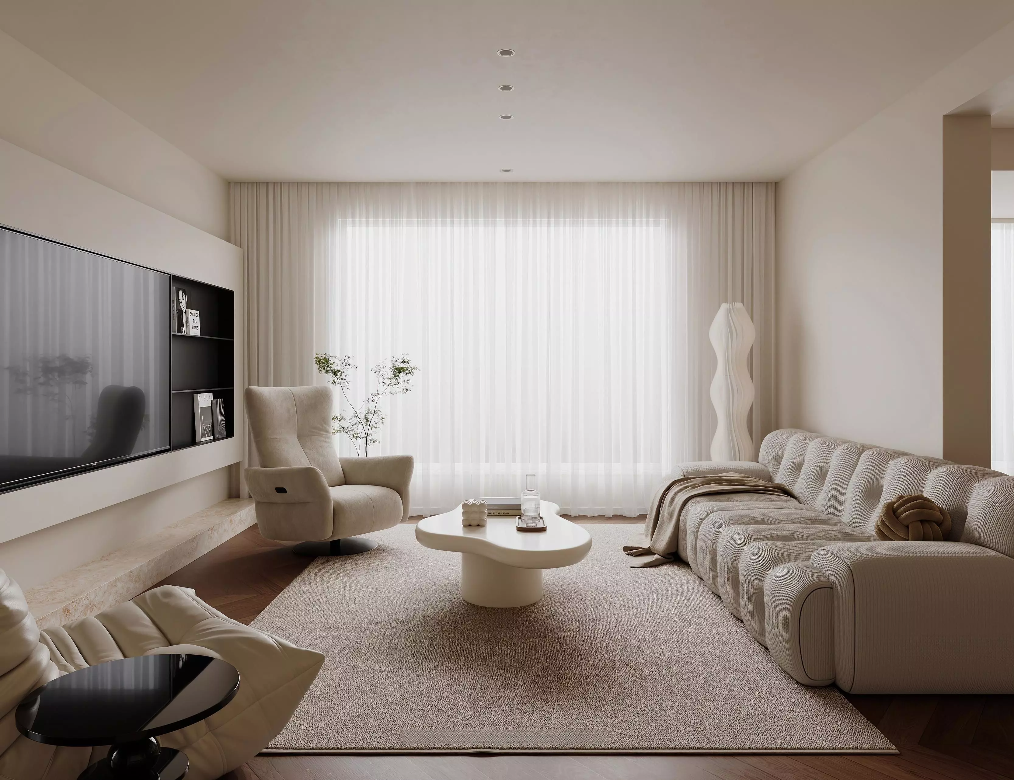 apartment interior scenes 3D model_0