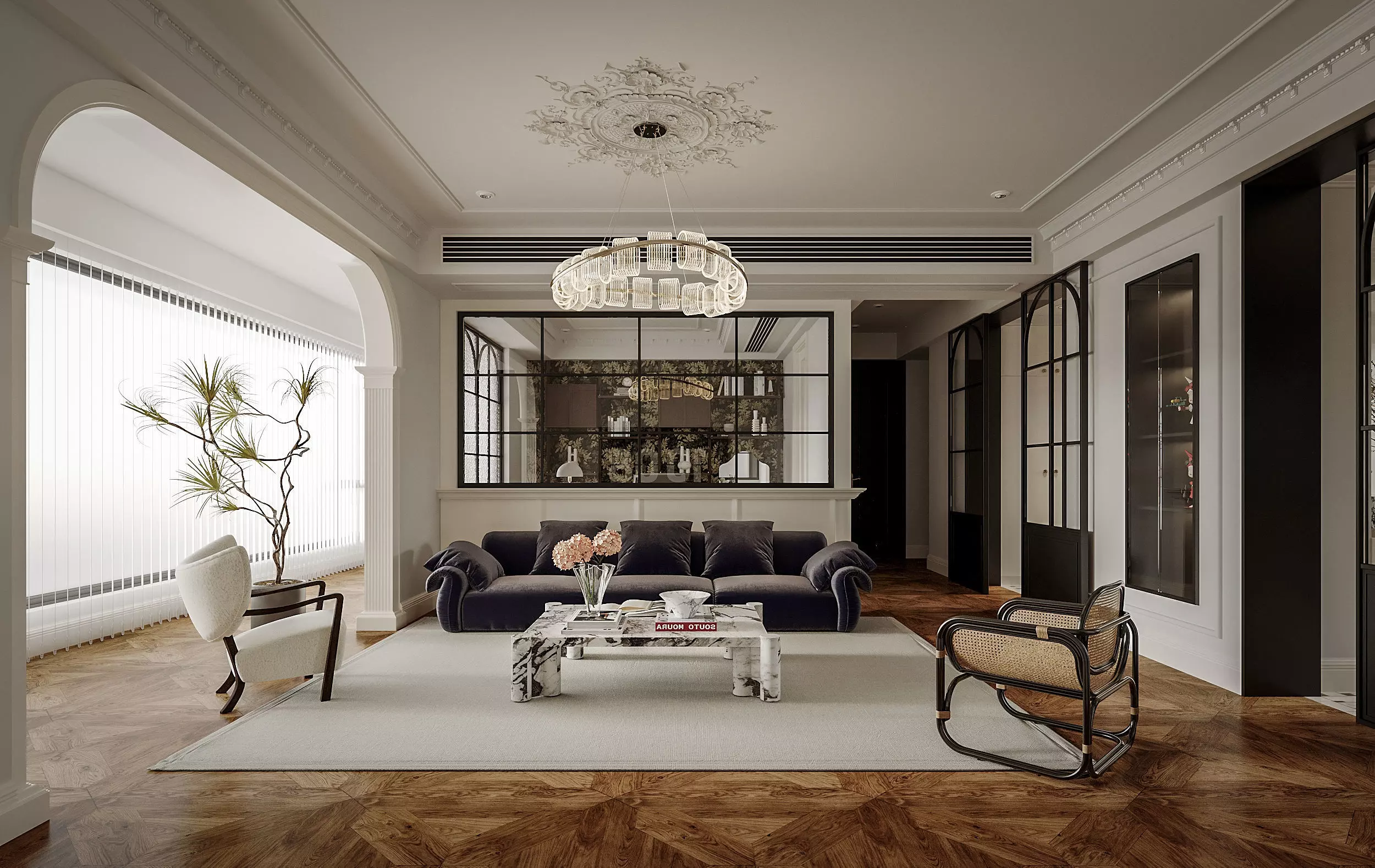 apartment interior scenes 3D model_0