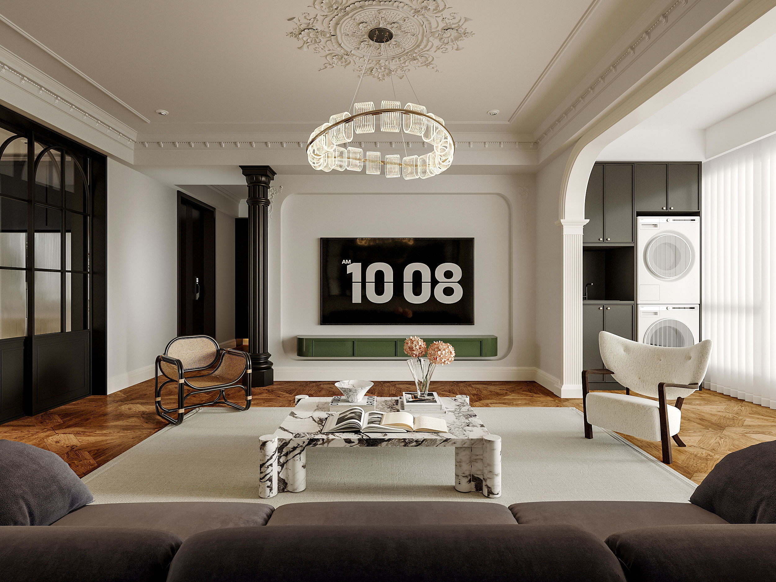 apartment interior scenes 3D model_1