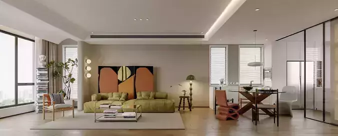 apartment interior scenes    