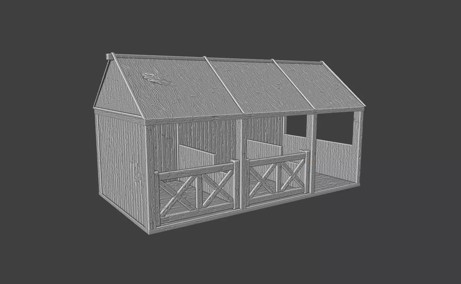 The stall 3D print model