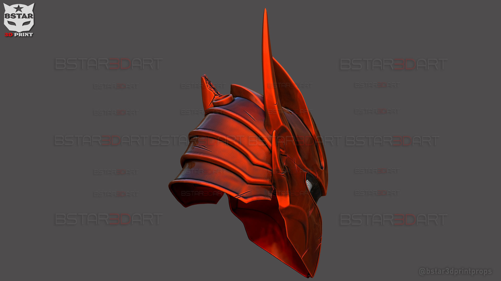 Igris Helmet With Hair- Solo Leveling Cosplay 3D print model_24