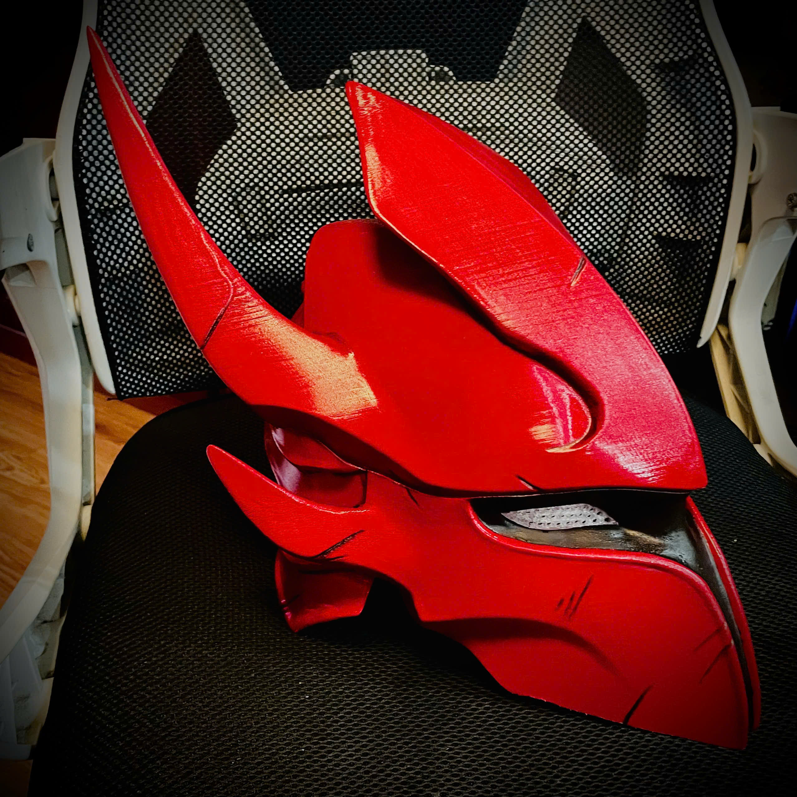Igris Helmet With Hair- Solo Leveling Cosplay 3D print model_3