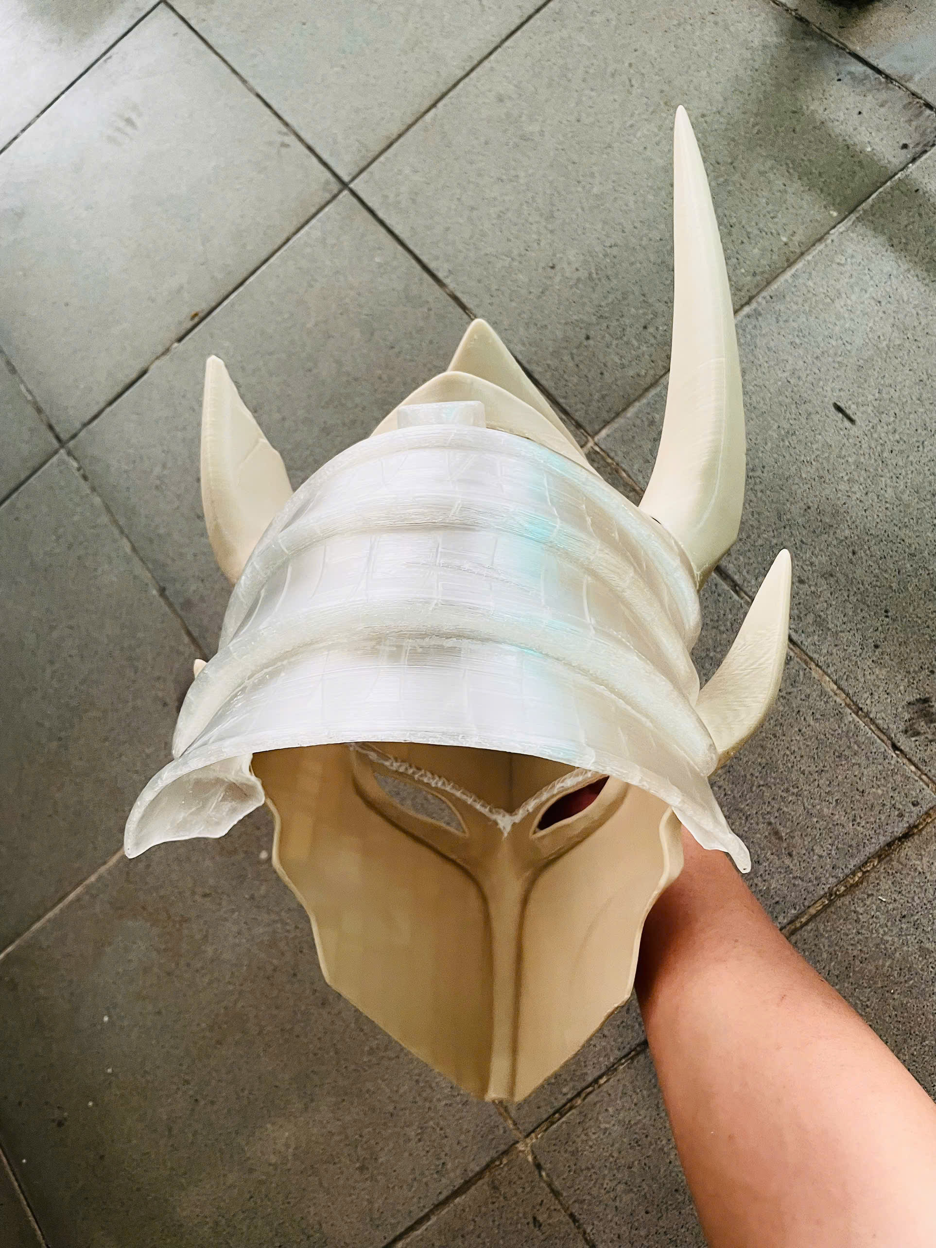 Igris Helmet With Hair- Solo Leveling Cosplay 3D print model_6