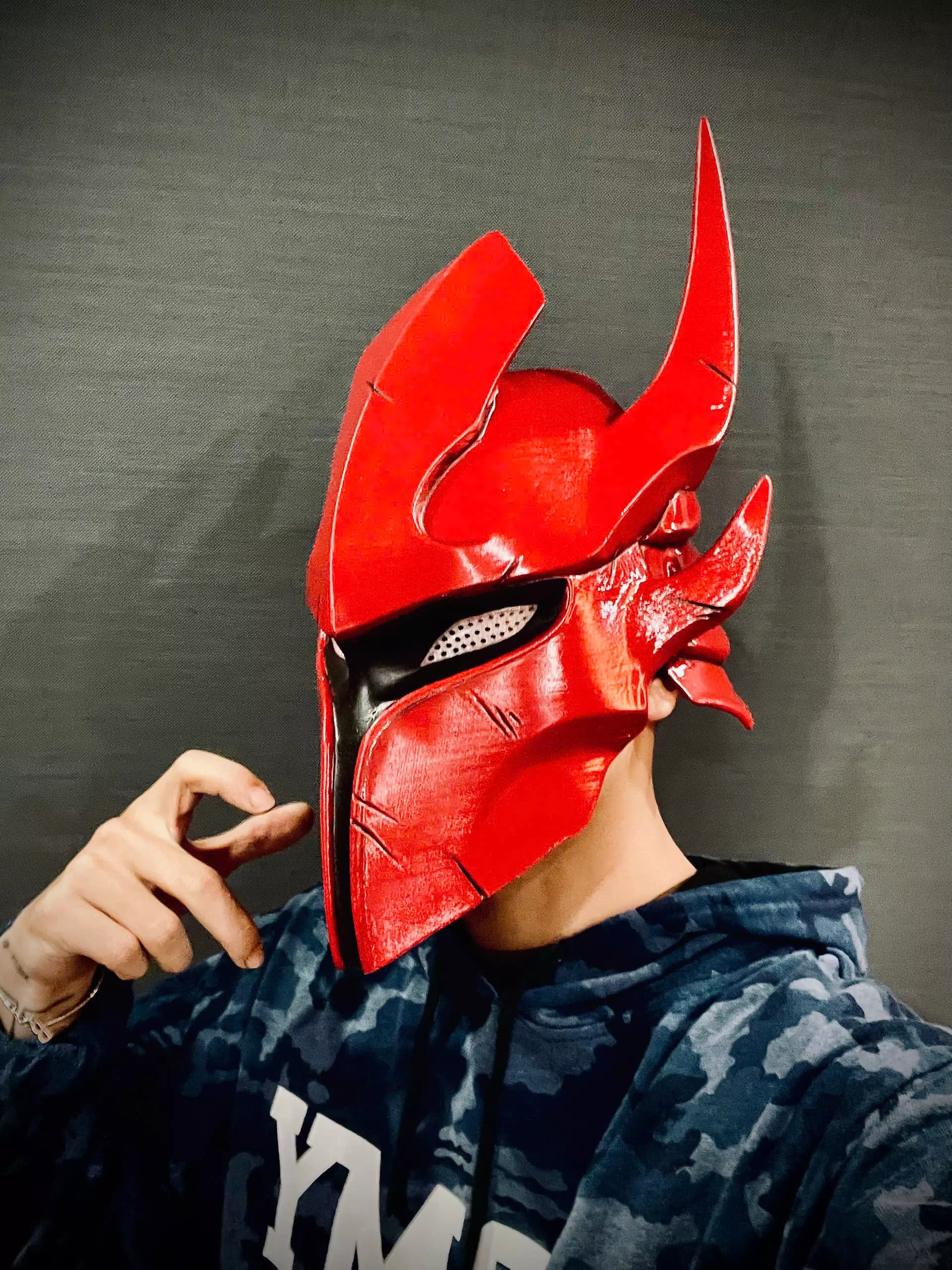 Igris Helmet With Hair- Solo Leveling Cosplay 3D print model_0