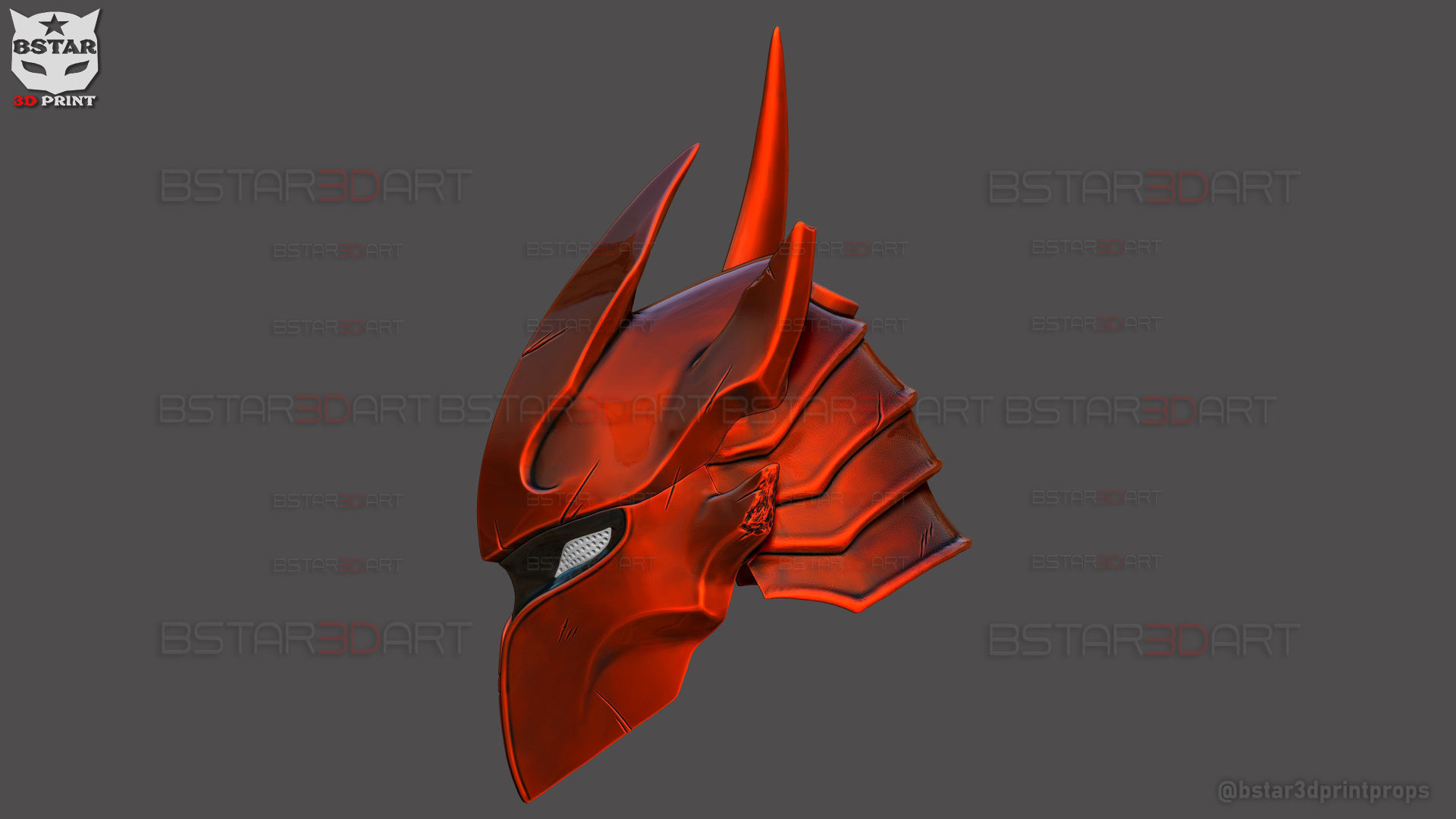 Igris Helmet With Hair- Solo Leveling Cosplay 3D print model_21