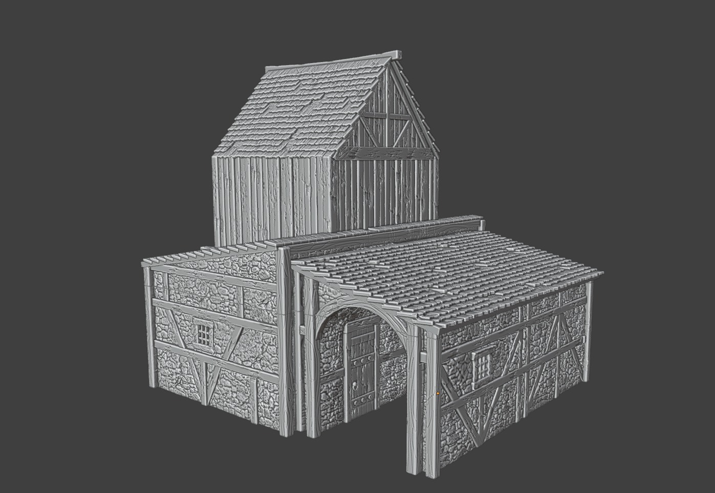 The barn 3D print model_1