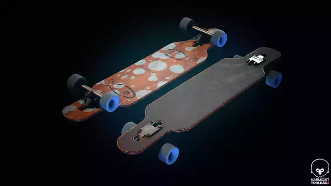 Longboard 3D Model
